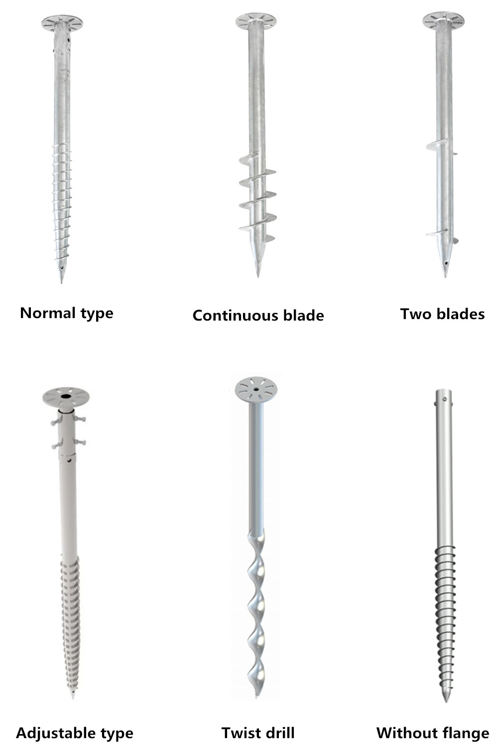 solar mounting ground screw pile